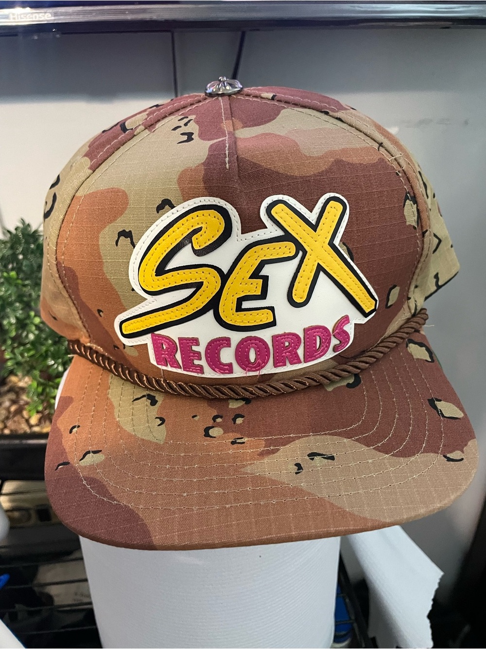 Chrome hearts 'Sex Records' Rope-Front Trucker Hat - Picture 2 of 5